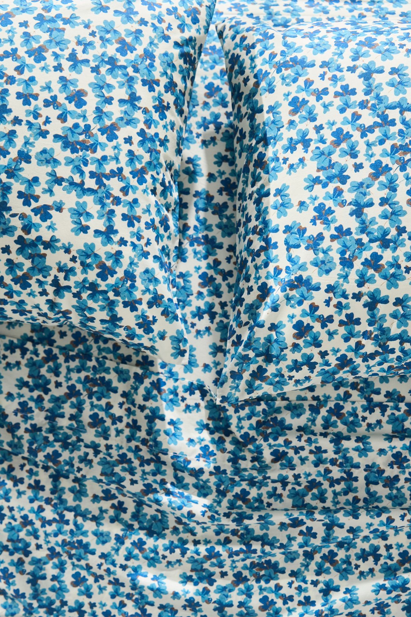 MINDTHEGAP Organic Cotton Percale Printed Sheet Set - Competition Panel, Standard, Queen