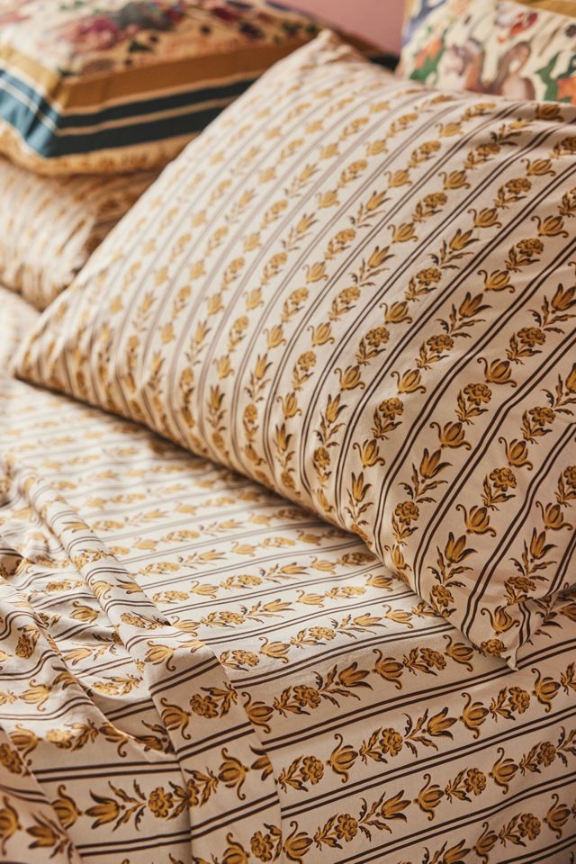 MINDTHEGAP Organic Cotton Percale Printed Sheet Set #1