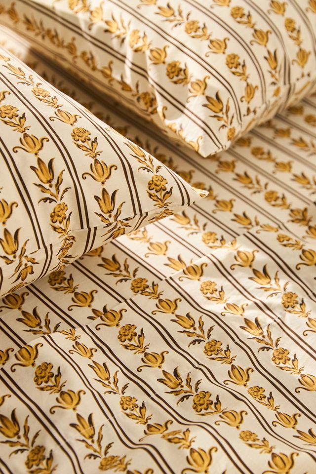 MINDTHEGAP Organic Cotton Percale Printed Sheet Set #2