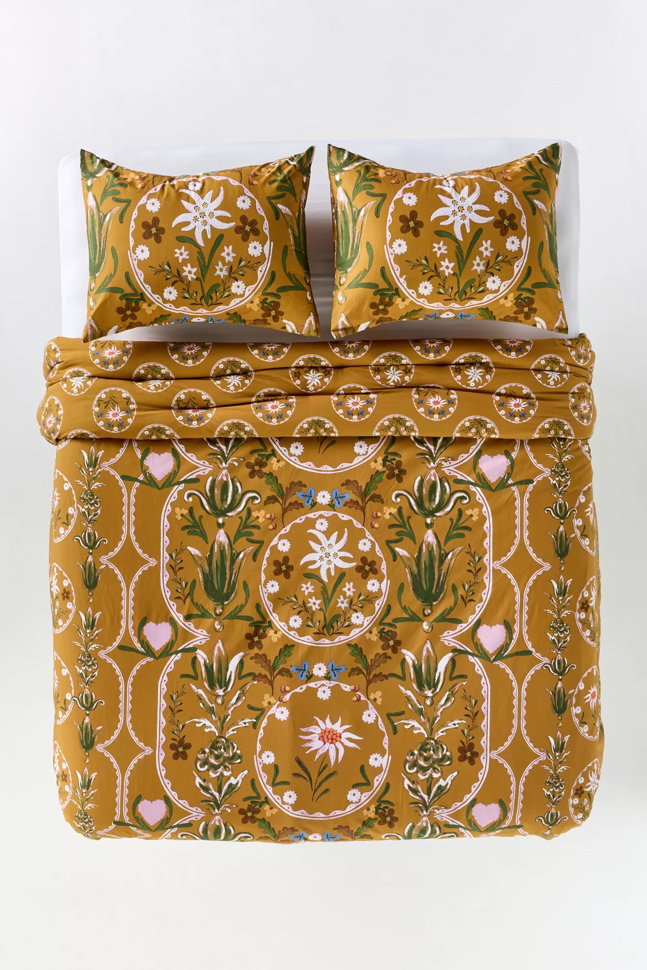 MINDTHEGAP Cotton Percale Printed Duvet​ Cover - thumbnail 3