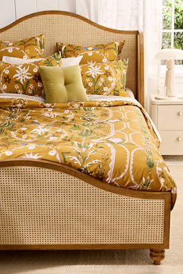 Mindthegap Cotton Percale Printed Duvetu200b Cover In Brown