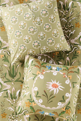 Mindthegap Organic Cotton Percale Printed Euro Sham