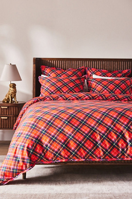 Anthropologie Hannah Cozy Cotton Duvet Cover