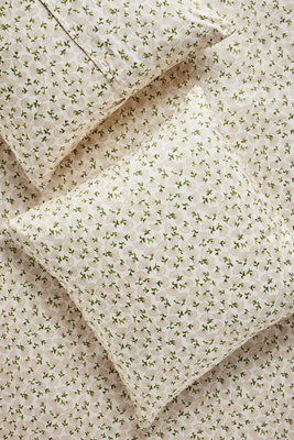 Anthropologie Hannah Cozy Cotton Euro Sham In Neutral