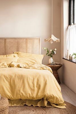 Piglet in Bed Linen Blend Duvet Cover