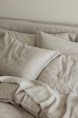 Piglet In Bed Linen Blend Shams, Set Of 2