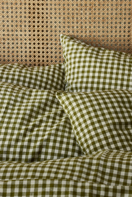 Piglet In Bed Linen Blend Shams, Set Of 2