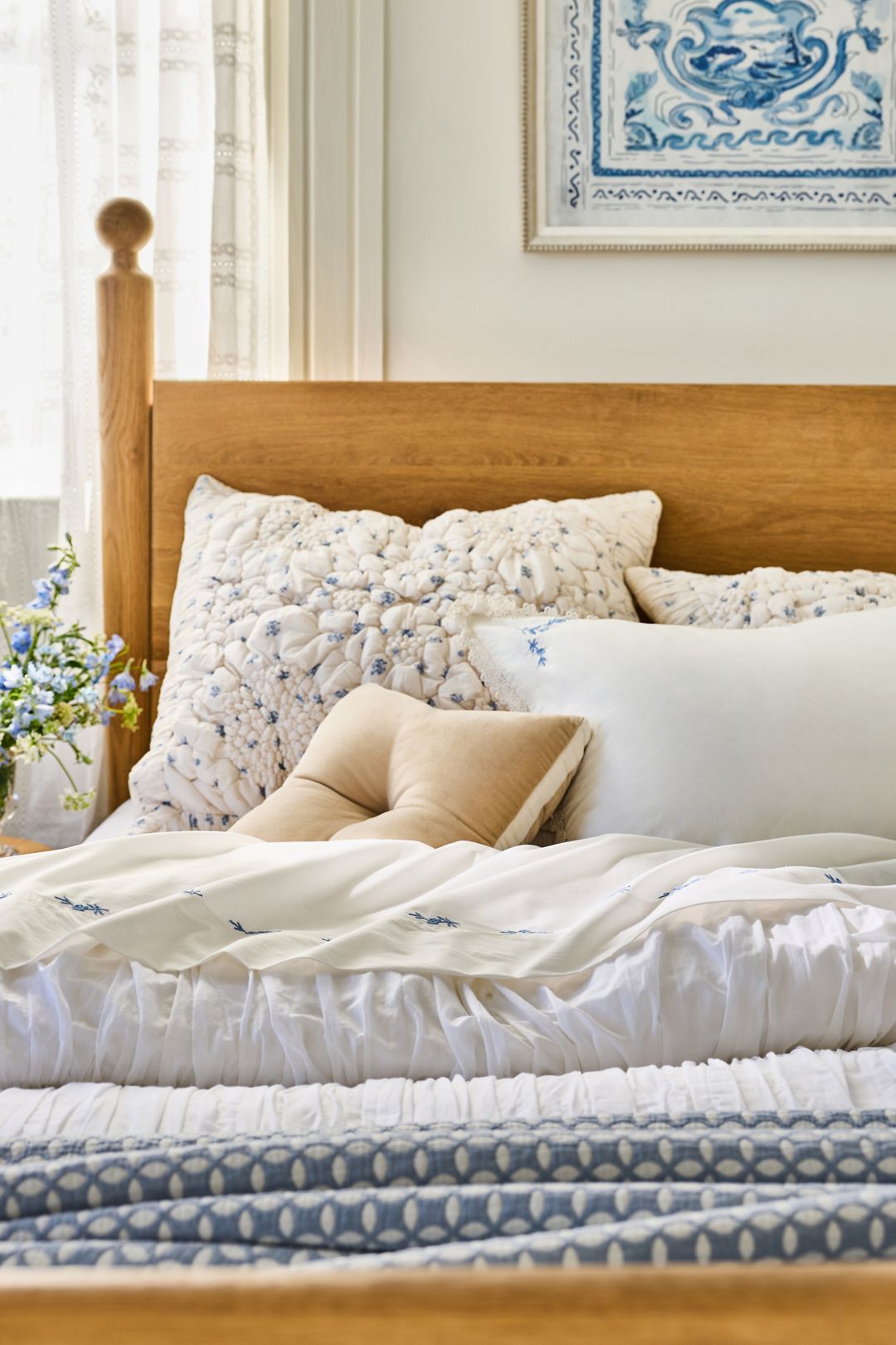 Mariella Cotton Pintuck Duvet - White, King