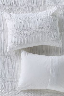 Mariella Cotton Pintuck Pillowcases, Set of 2