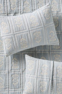 Parker Cotton Floral Woven Shams, Set of 2
