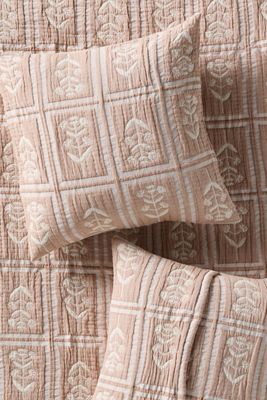 Parker Cotton Floral Woven Euro Sham