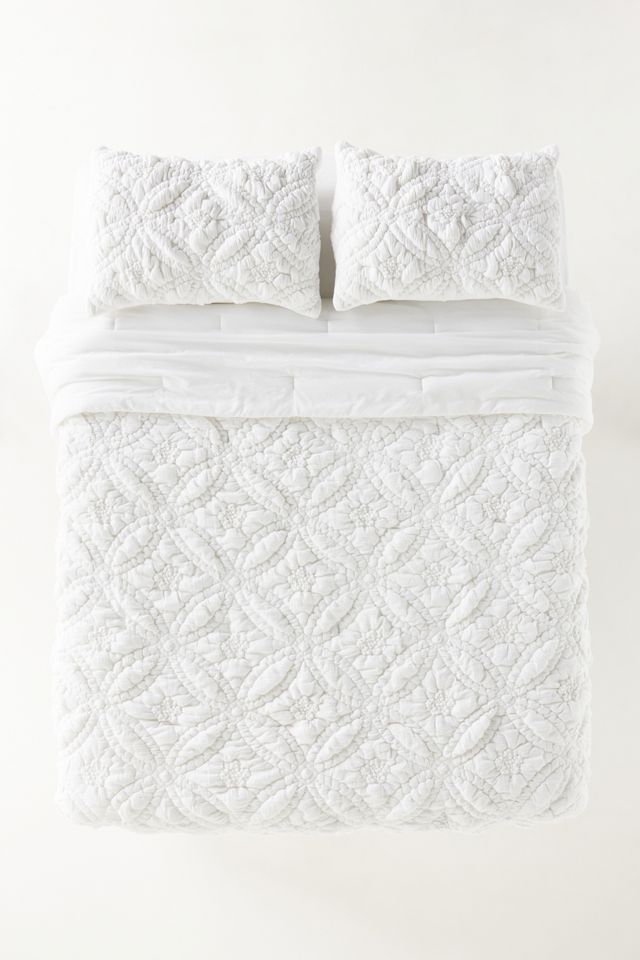 Everly Cotton Floral Manipulated Quilt #3
