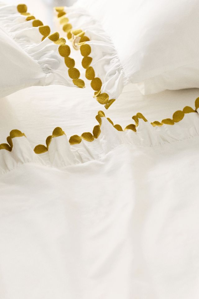 Maeve Liet Cotton Sateen Embroidered Sheet Set #1