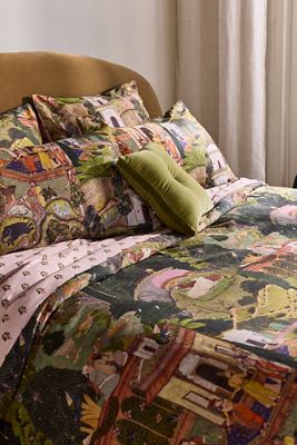 MINDTHEGAP Cotton Sateen Printed Duvet​ Cover
