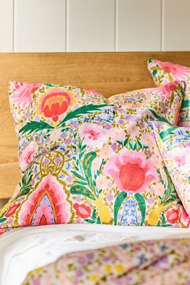 MINDTHEGAP Cotton Sateen Printed Euro Sham