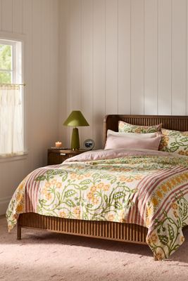 Ellen Merchant Cotton Floral Printed Top Sheet