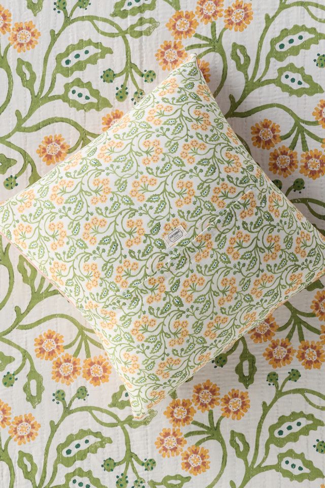 Funda de Cojín de Algodón con Estampado Floral Ellen Merchant #1