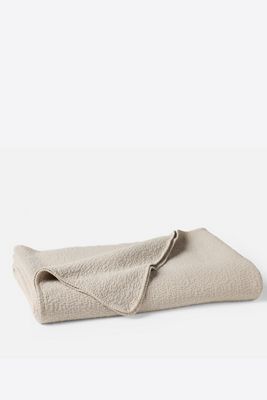 Coyuchi Cascade Organic Matelasse Blanket