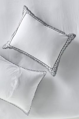 Catalina Cotton Embroidered Shams, Set of 2