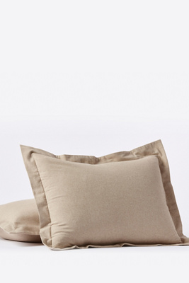 Coyuchi Cloud Brushed Organic Flannel Sham