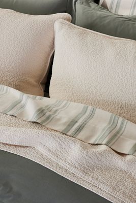 Coyuchi Cascade Organic Matelasse Sham