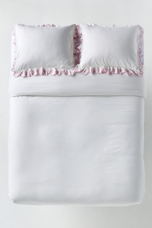 Fera Cotton Embroidered Sateen Duvet Cover #2