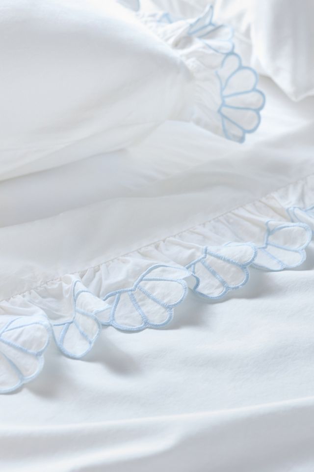 Fera Cotton Embroidered Sateen Sheet Set #1
