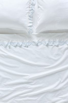 Fera Cotton Embroidered Sateen Sheet Set