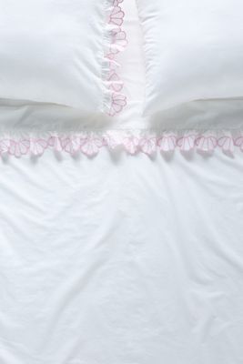 Fera Cotton Embroidered Sateen Sheet Set