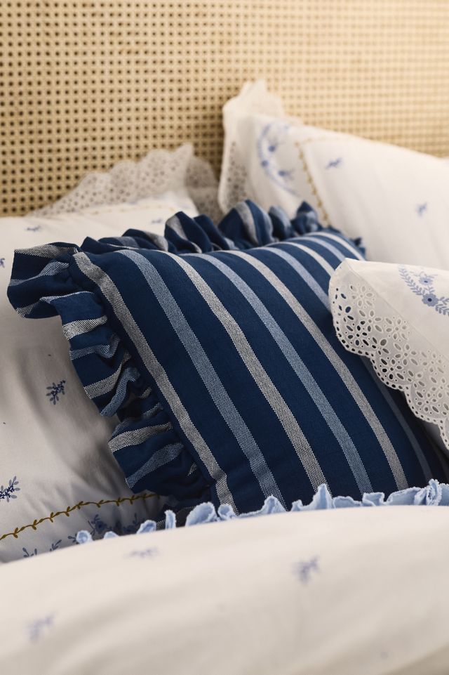 Ophelia Cotton Printed Lace Trim Floral Duvet #3