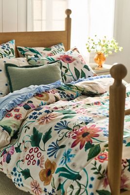 Organic Cotton Printed Sateen Duvet