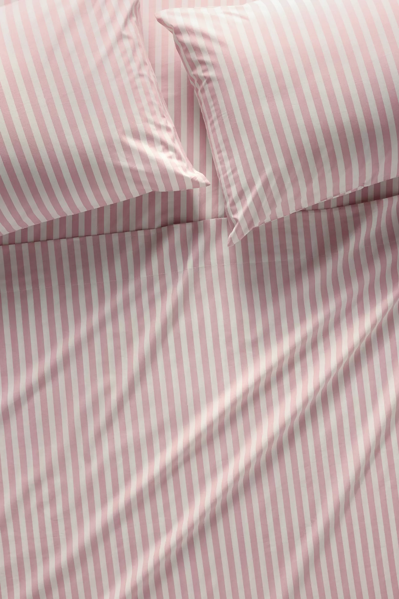 Maeve Brynne Cotton Percale Stripe Printed Sheet Set