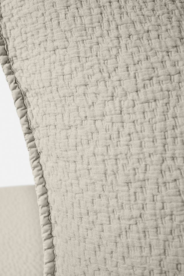 Coyuchi Cascade Organic Matelasse Euro Sham #1
