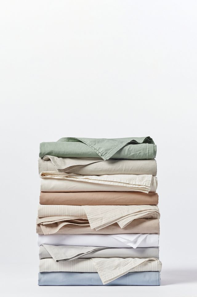 Coyuchi Organic Crinkled Percale Sheet Set #1