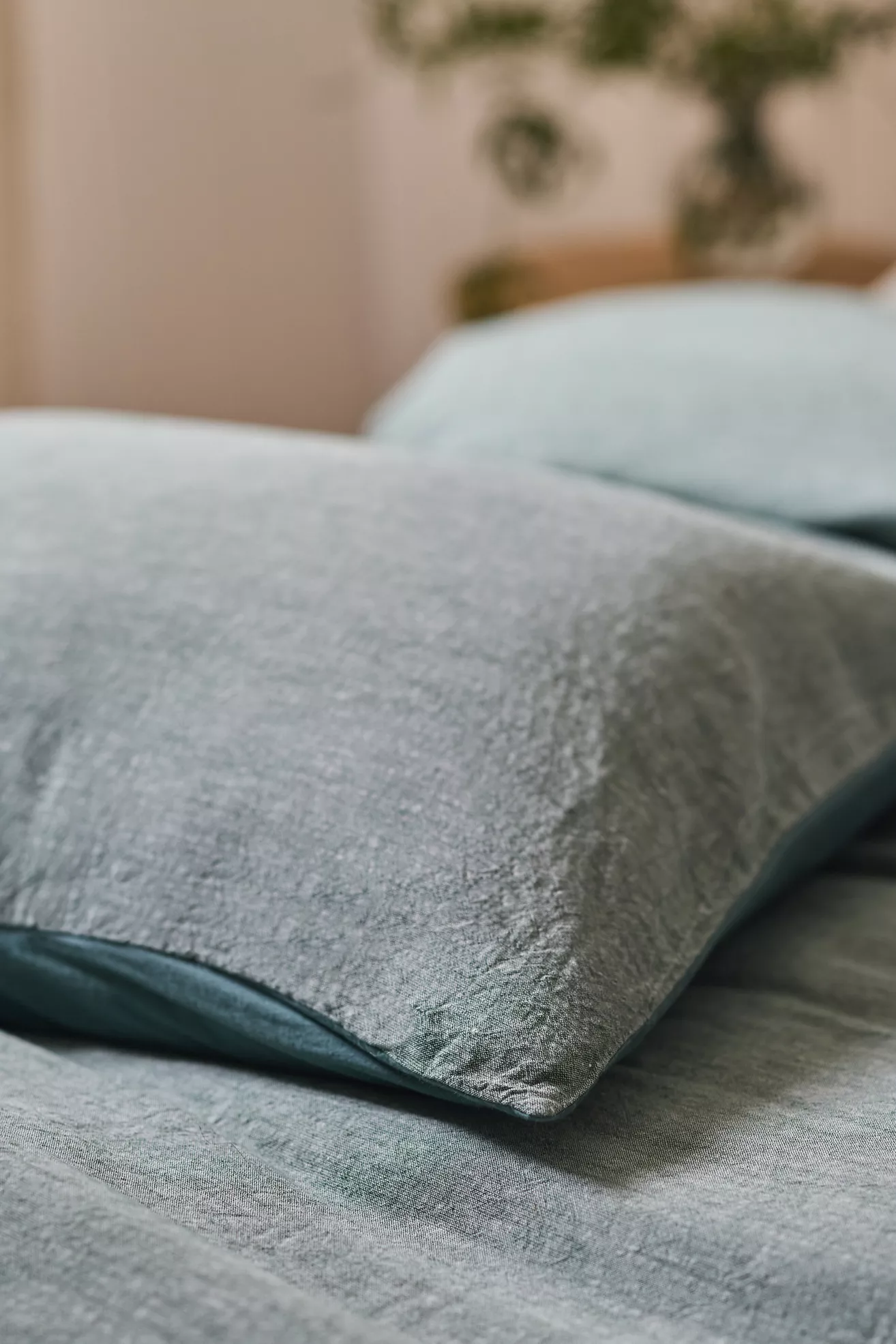 Linen Cotton Yarn Dyed Duvet - thumbnail 2