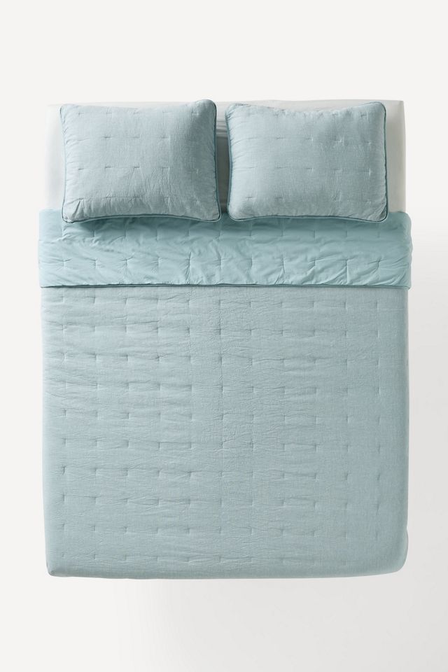 Linen Cotton Yarn Dyed Quilt #2