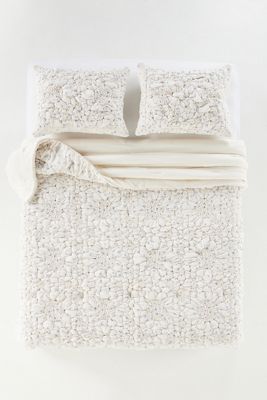 Dahlia Cotton Voile Floral Printed Textured Quilt