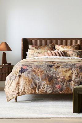 The Organic Cotton Printed Sateen Duvet Collection by Maeve