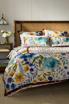 Organic Cotton Sateen Printed Duvet Cover by Maeve