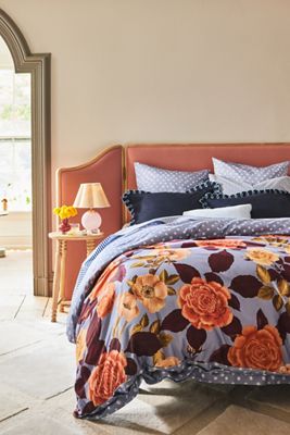 The Organic Cotton Printed Sateen Duvet Collection by Maeve
