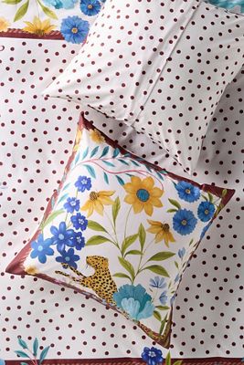 Organic Cotton Printed Sateen Euro Sham by Maeve