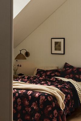 Maeve Cotton Velvet Floral Printed Quilt
