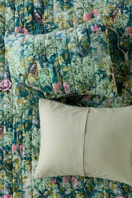 Fundas de Almohada de Terciopelo de Algodón Maeve con Estampado Floral, Juego de 2