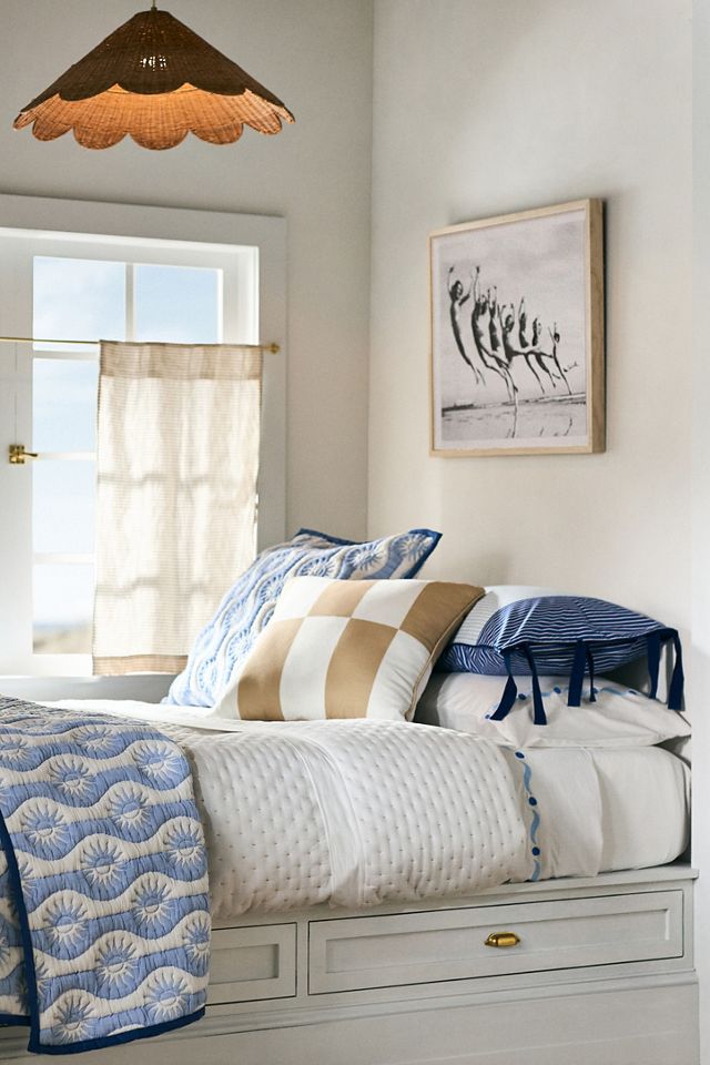 Zina Cotton Embroidered Woven Quilt #3