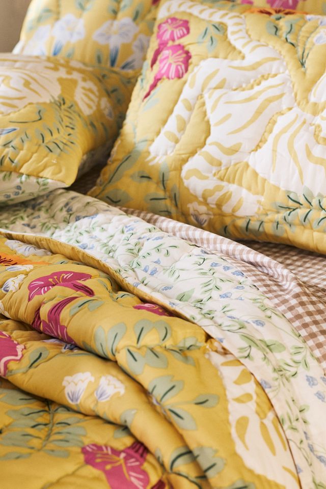 Xenia Cotton Tiger Printed Quilted Bedspread #1