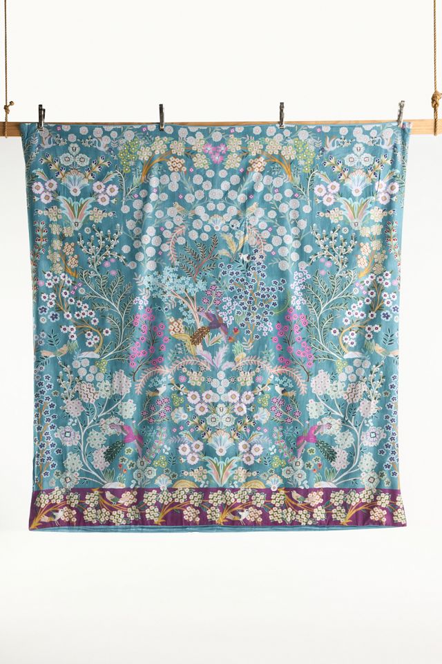 Housse de Couette Imprimée Florale en Coton-Slub Paradise #2