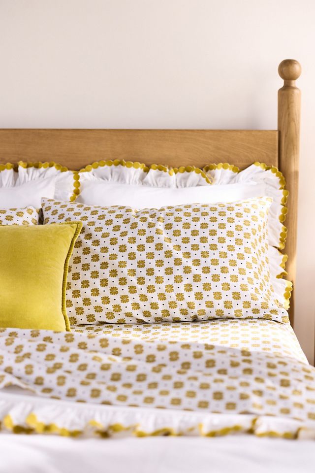 McKenzie Parrott Organic Cotton Sateen Floral Printed Sheet Set #4