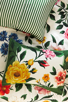 Maeve By Anthropologie Emily Organic Cotton Sateen Reversible Floral Printed Shams, Set Of 2