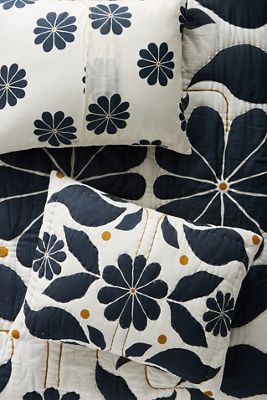 McKenzie Parrott Cotton Floral Printed Shams, Set of 2
