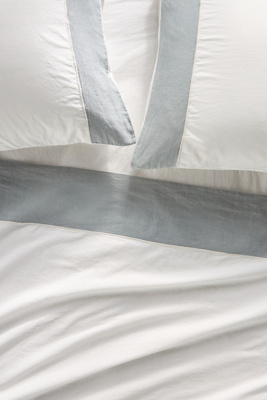 Anthropologie Fatine Cotton-linen Sheet Set